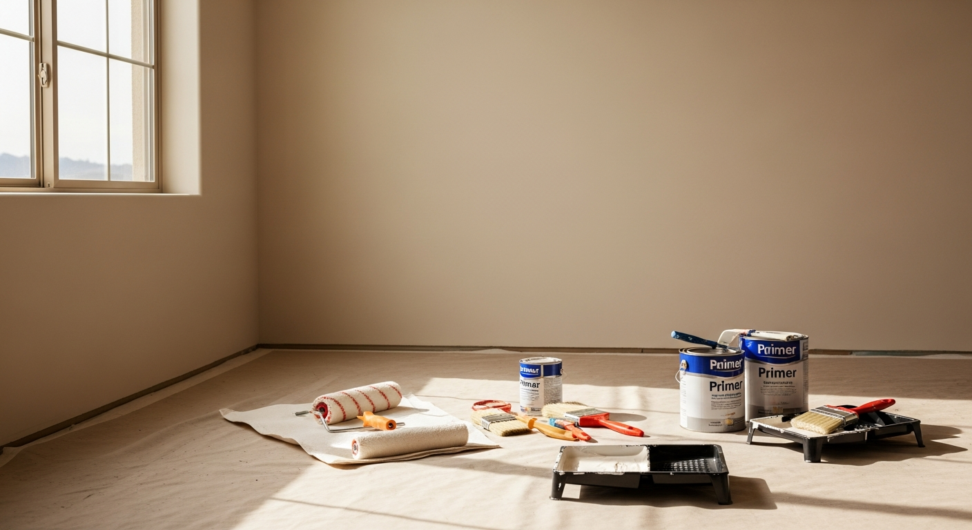 General contracting work in Tucson showing drywall, flooring, and paint finishes